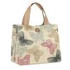 Cute Canvas Lunch Bag Large Capacity Waterproof Tote Bag Print Lunch Box Handbag for Women