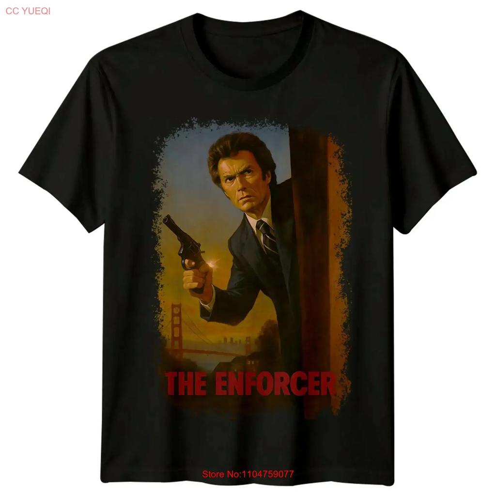 The Enforcer 1976 Movie Poster Inspired T Shirt Retro 80s Vintage Washed Comfortable Stylish Homme Stretched Designer Clothes