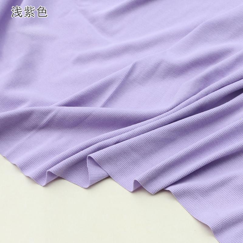 120x50cm Elasticity Cotton Ribbed Knitted Fabric For Undershirt, Women's Dresses, T-shirts, Vests, Handmade DIY Sewing Fabrics