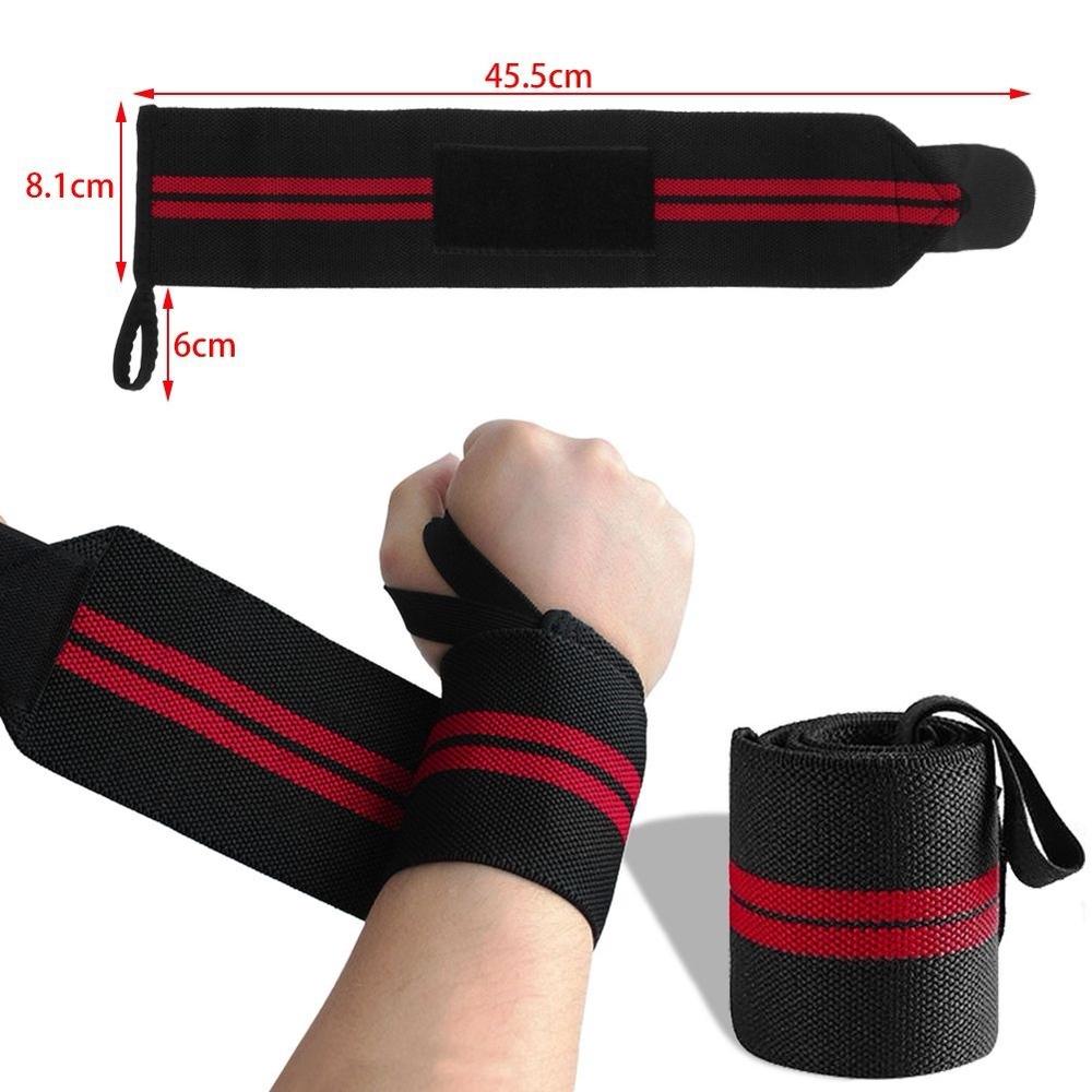 Adjustable Wristband Elastic Wrist Wraps Straps Bandages for Powerlifting Breathable Wrist Support