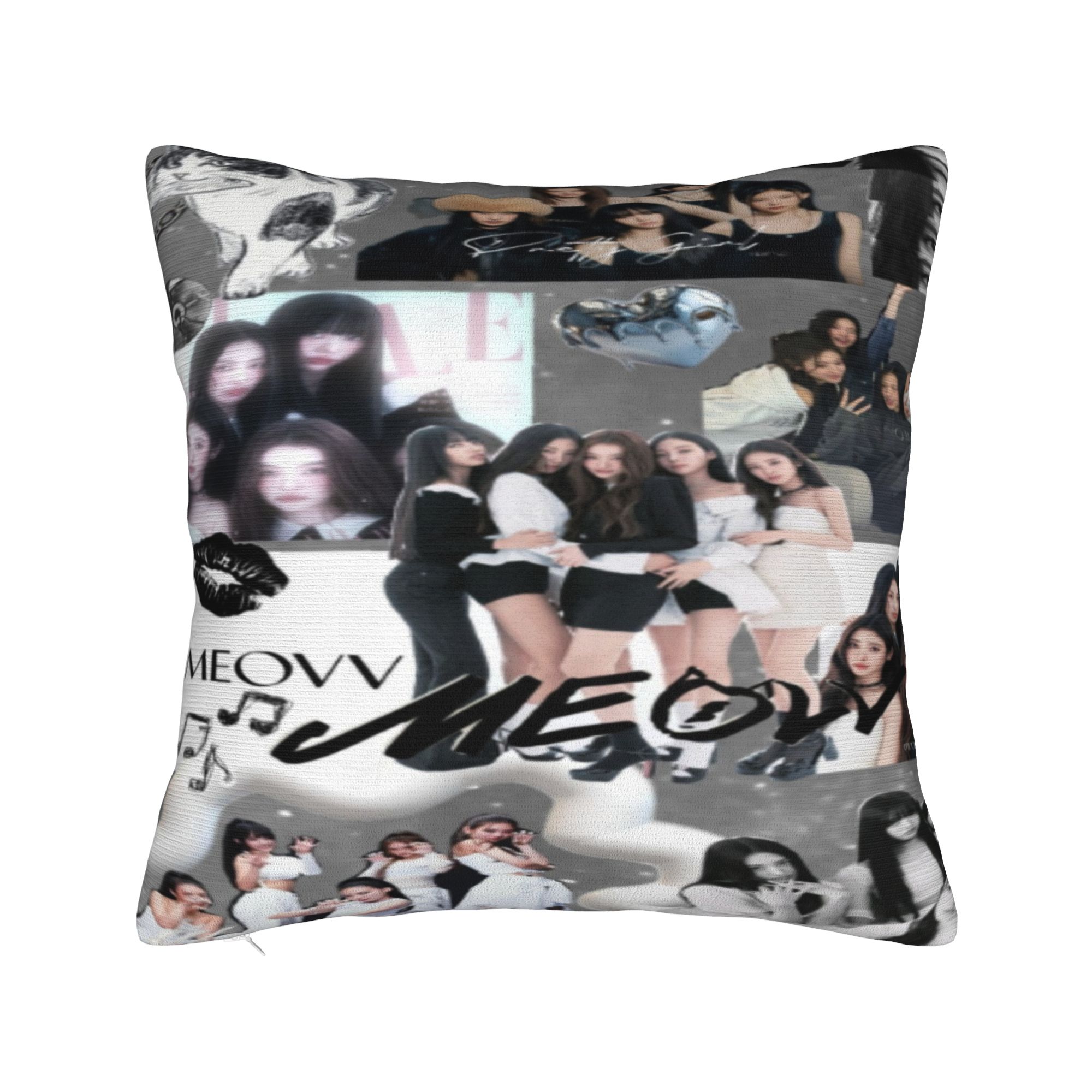 

Теплая спальня meovv kpop к-поп женская группа Декорации Наволочки Аксессуары Наволочка Молния Несколько размеров 12x12in 30X30cm