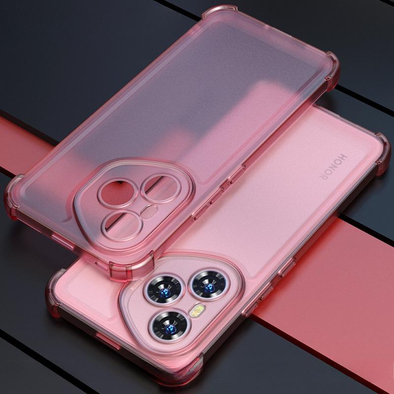 For Honor400 Case Candy Color Shockproof Transparent Matte Silicone Case For Honor 400Lite 300 200 100 90 Pro Gobal Soft Cover