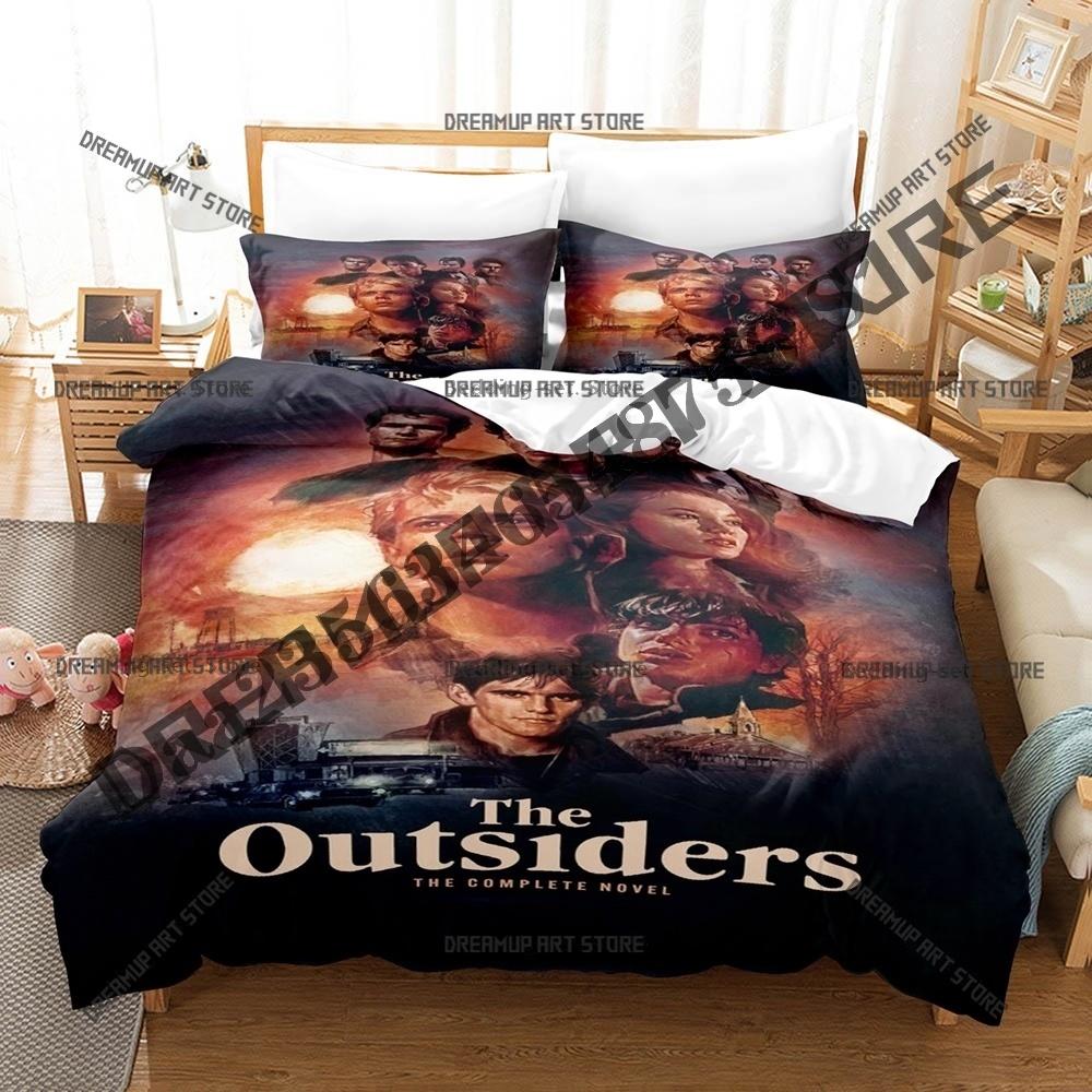 3D Print The Outsiders Bedding Set Twin Queen King Full Size Duvet Cover Pillowcase Bed boys girls Adult Home Textiles