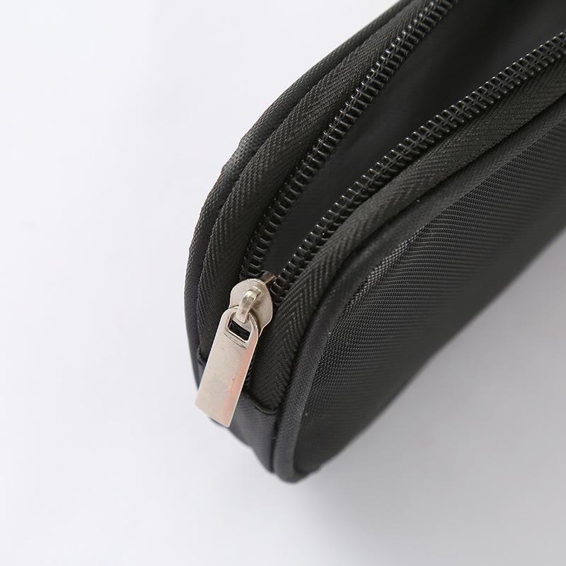 Transparent Influencer Travel Makeup Brush Bag - Large Capacity, Stylish & Portable