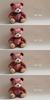 Mini Teddy Bear with Shining Birthstone Mini Bear Angel Crystal [Petit Lou] Crystal, (July)