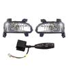 Car Front Bumper Fog Light Fog Lamp Assembly Driving Light Daytime Running Lamp With Harness For Chevrolet Wuling Hongguang N400