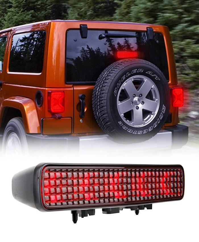 Morsunled Tail Light for jeep wrangler Third Brake Light Compatible with 2018-2019 Wrangler JL красный