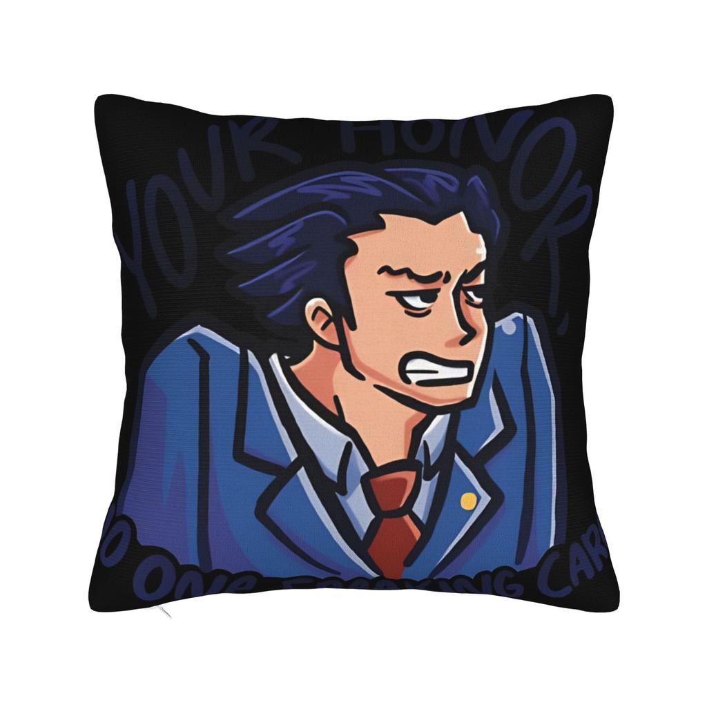 Ace Attorney Pillowcases Morden Pillow Case For Living Room Bed Chair Comfy Pillow Cover