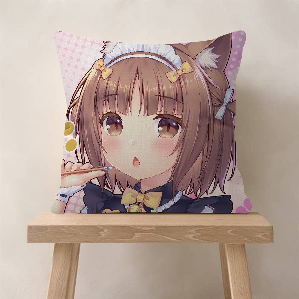 Anime Nekopara Pillow Anime Pillow Sofa Bed Head Pillow Cover Cushion Cover Fashion