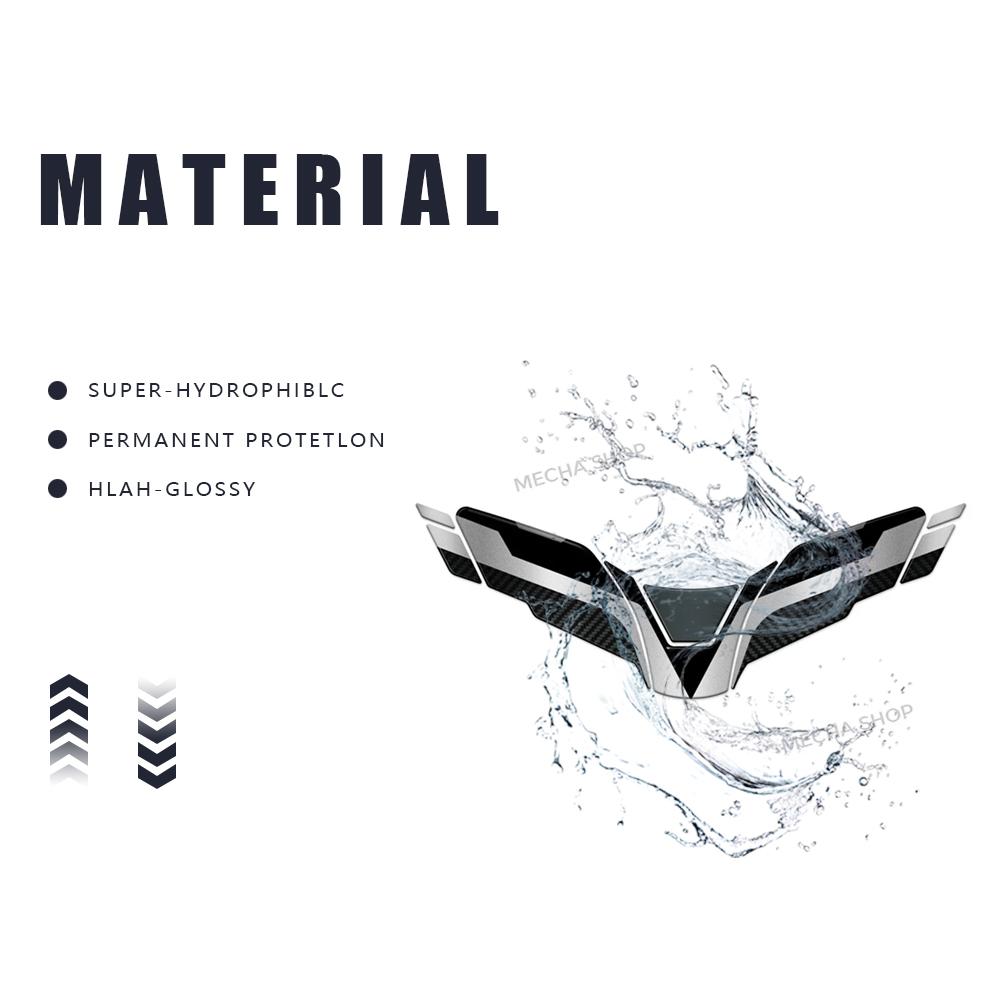 For MT 09 MT09 SP 2024- Motorcycle Accessories Protect MT-09 2025 3D Stickers Front Fairing Decorative Decals