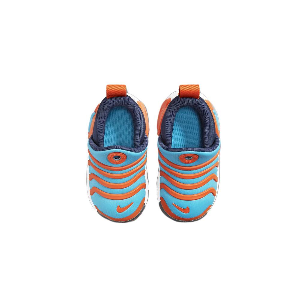 Nike Dynamo GO Flyease Cushioning, Wear Resistant Low Top Toddler Shoes Blue Orange Infant And Toddler DH3438-403