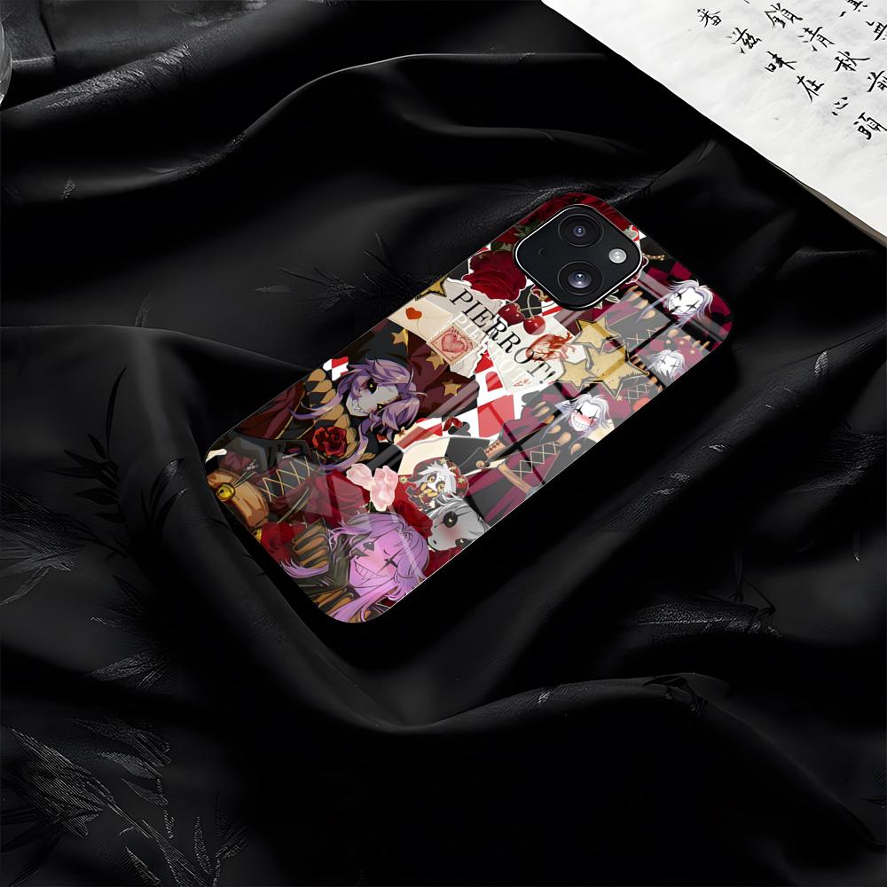 The Freak Circus Pierrot Phone Case For IPhone 17 Pro Max 16 15 14 Pro Max 13 11 Plus Glass Cover