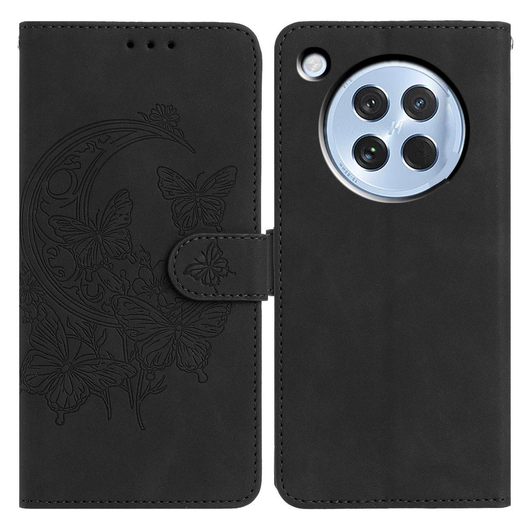 For Oppo Find X8s 5G Case Butterfly Flower Imprinted PU Leather Wallet Stand Phone Cover