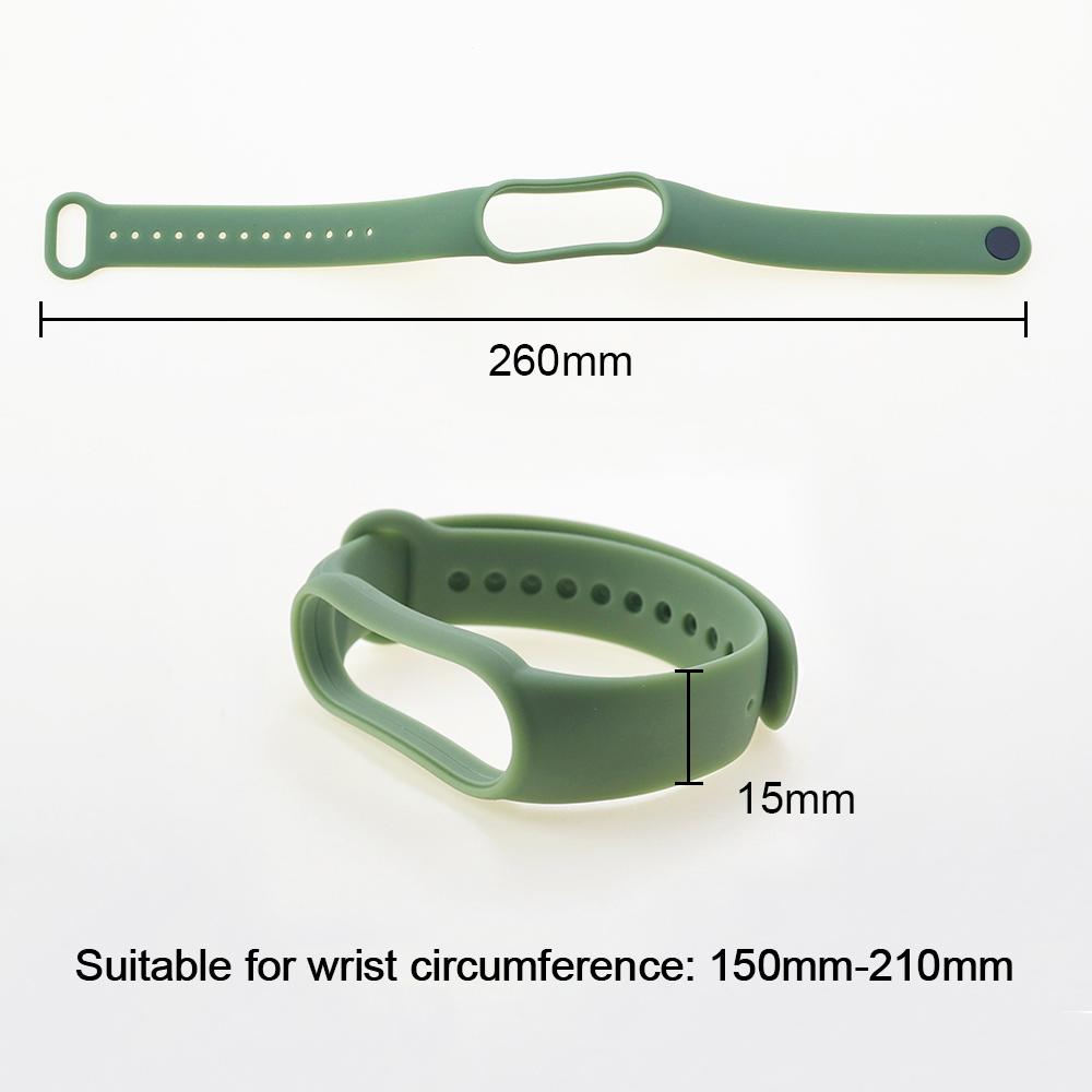 Silikon Welt Xiaomi Mi Band 5 Silikonarmband Sportarmband Uhr Silikon-Handgelenkband Für Miband 5 4 3 Armband Armband