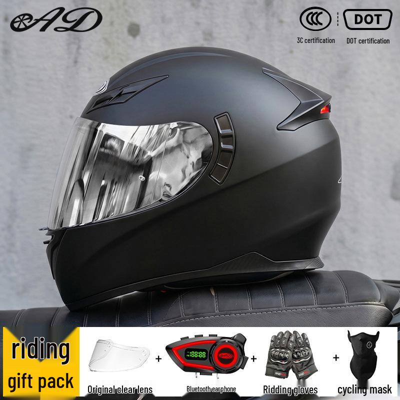 Smart Bluetooth Flip-Up Motorcycle Helmet for All-Season Riding