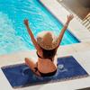 Eleganza sulla Spiaggia: Asciugamano con Stampa Gecko per Tramonti Eleganti Adatto per asciugamani, teli da bagno, teli da spiaggia