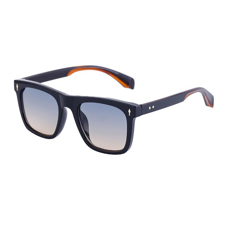 JYL TS Men's Retro Square - Outdoor UV-Protective Trendy Sunglasses ZS-98134