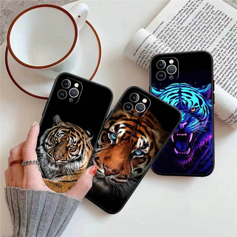 Animal Tiger Phone Case for Redmi Note 12 12S 12C 13 13C 13R 14 14S 14R 14C 11A 13X A3 A3X A4 A5 Pro Max Plus