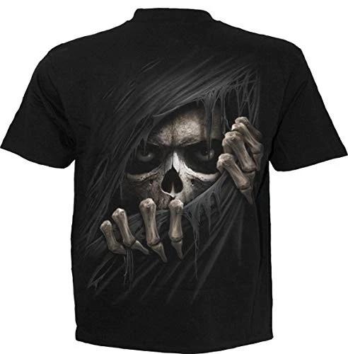 Spiral - SOUL SEARCHER (Unisex Black Short Sleeve T-Shirts) 3X Large M