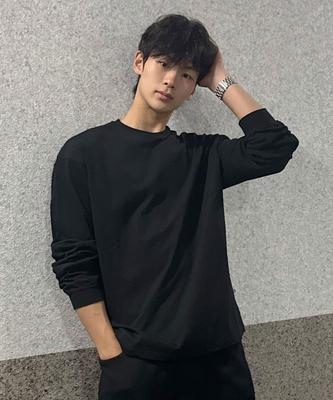 STENDS [M~4Xl] Heavy Long Sleeve T-Shirt_Black