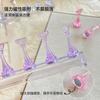 Nail Tool Practice Holder Acrylic Enhanced Transparent Chess Piece Strong Magnetic Wearing Board Display Stand