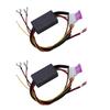 HUIQIAODS Daytime Running Light LED Automatic Illumination Unit 12V 24W, Illuminates When Engine Is On, Auto Start Unit Sensor (Daytime Running Light