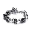 Schädel Perlenarmband Herren Dominant Retro Punk Trend Armband Gothic Hip Hop Rock Motorrad Fahren Schmuck Geschenk