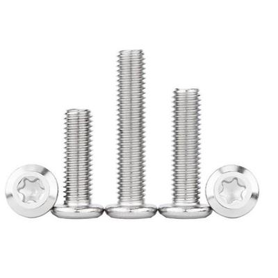 304 Stainless Steel Anti-Theft Hexalobular Flat Head Screw (M4, M5, M6, M8)