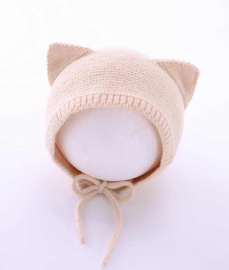 Baby Knitted Wool Hat with Ear Protection - Cute Winter Style for Boys & Girls