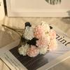 Ball Chrysanthemum Small Hand Flower Artificial Flower Party Tables Decorations Bouquet Real Looking Flower