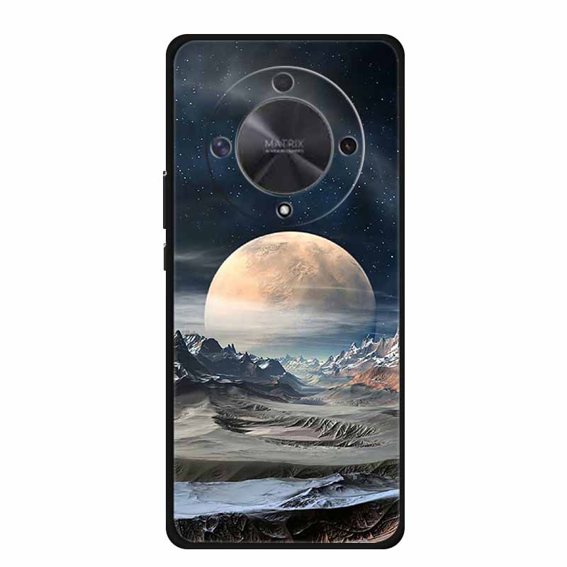 Gift Phone Cases for Honor X9a TPU Soft Silicone Back Cover for Huawei Honor X9 X 9A Funda Honor X9b X 9 a b Coque Spaceman Moon