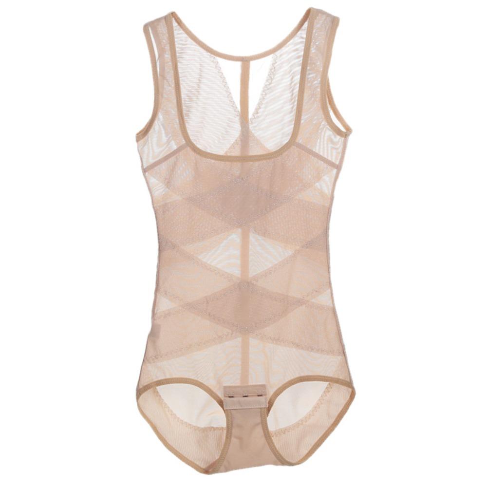 Mesh Thin Postpartum Shapewear Cross Fit Women's Corset Jumpsuits Body Shaping Jumpsuits  Yoga