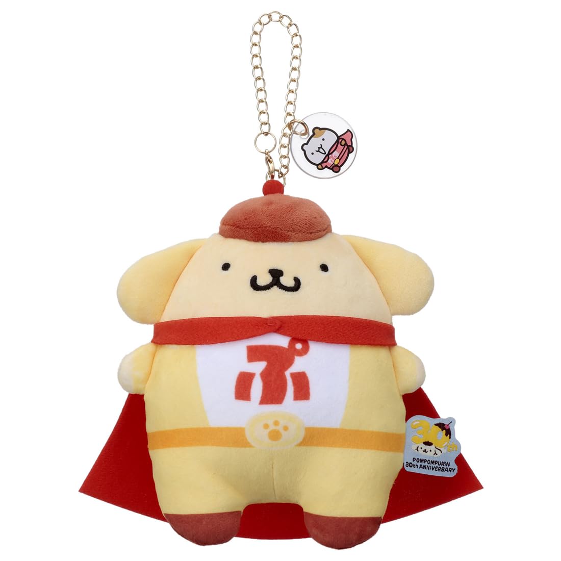 Takara Tomy Arts Sanrio Characters Mocchi Mocchi Chain Strap Mascot Pom Pom Width 18cm