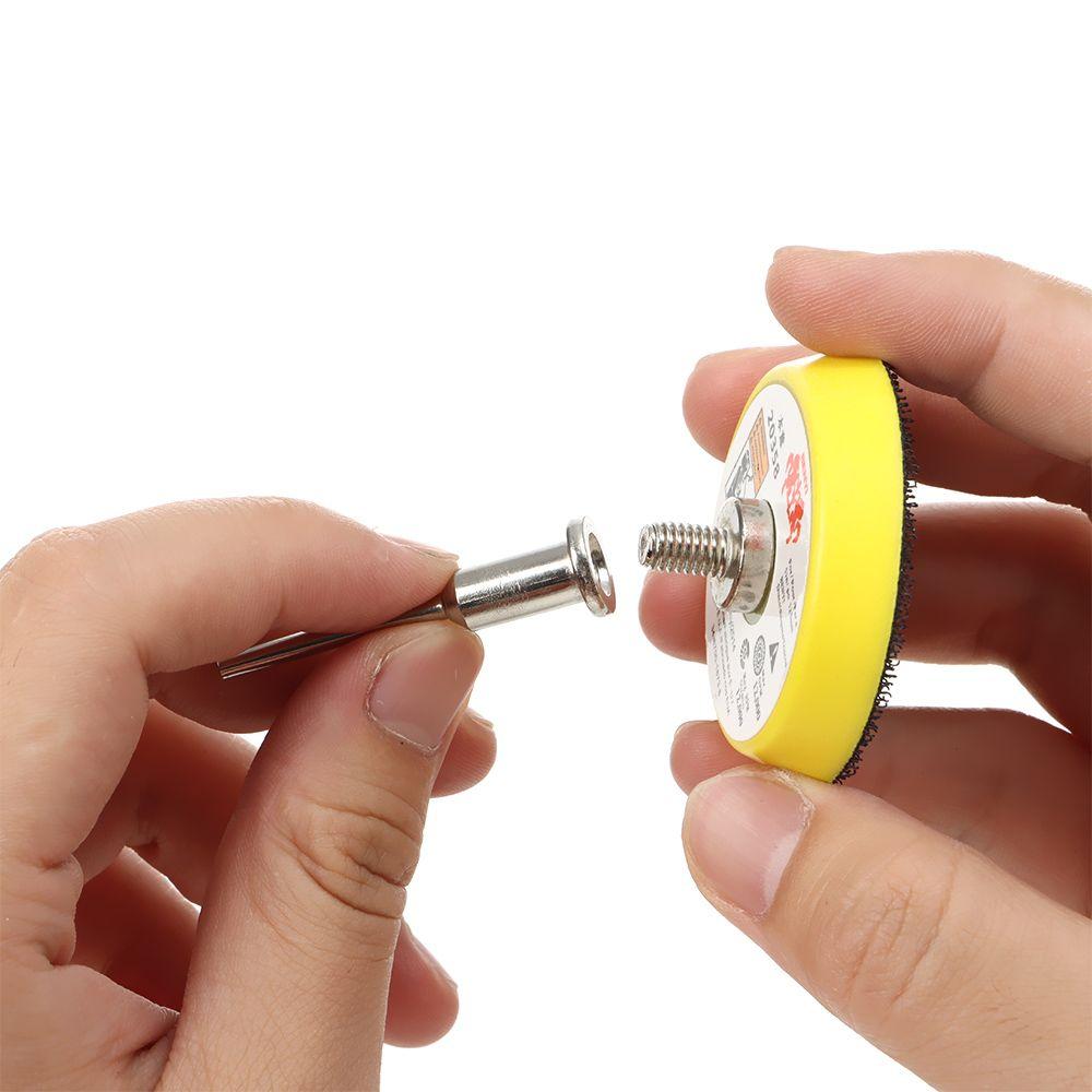 2inch 50mm Sanding Pad Polishing Buffer Pad Backer Plate High Speed Sander Disc with 3mm Shank for Polishing
