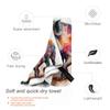 Colorful Watercolor Wild Boar Pig Beach Towel Soft Microfiber Quick Dry Absorbent Quick Towels For Yoga