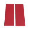 2PCS Rectangle Reflector Self Adhesive Stick 144x51mm High Visibility Red Self Adhesive Rectangle Reflector for Trucks