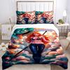 Custom Fantasy Warrior Bedding 3 Piece Set HD Print Duvet Cover Pillowcases for Teens Adult Bedroom Decoration Christmas Gift