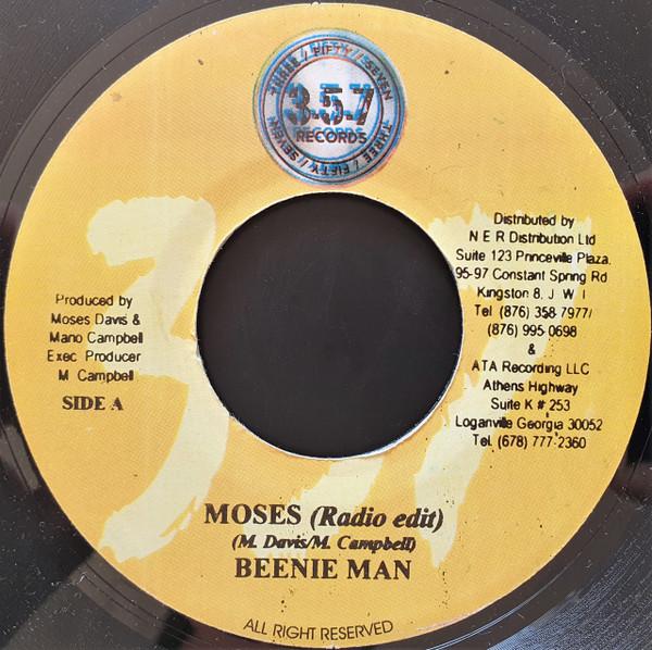 7inch Record BEENIE MAN - Moses NONE 357 Records 2003 Jamaica Reggae, Ska & Dub Used