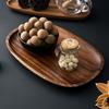 Walnut Tray Modern Simple Dry Brewing Table Solid Wood Pot Home Dried Fruit Tray Creative Tea Tray