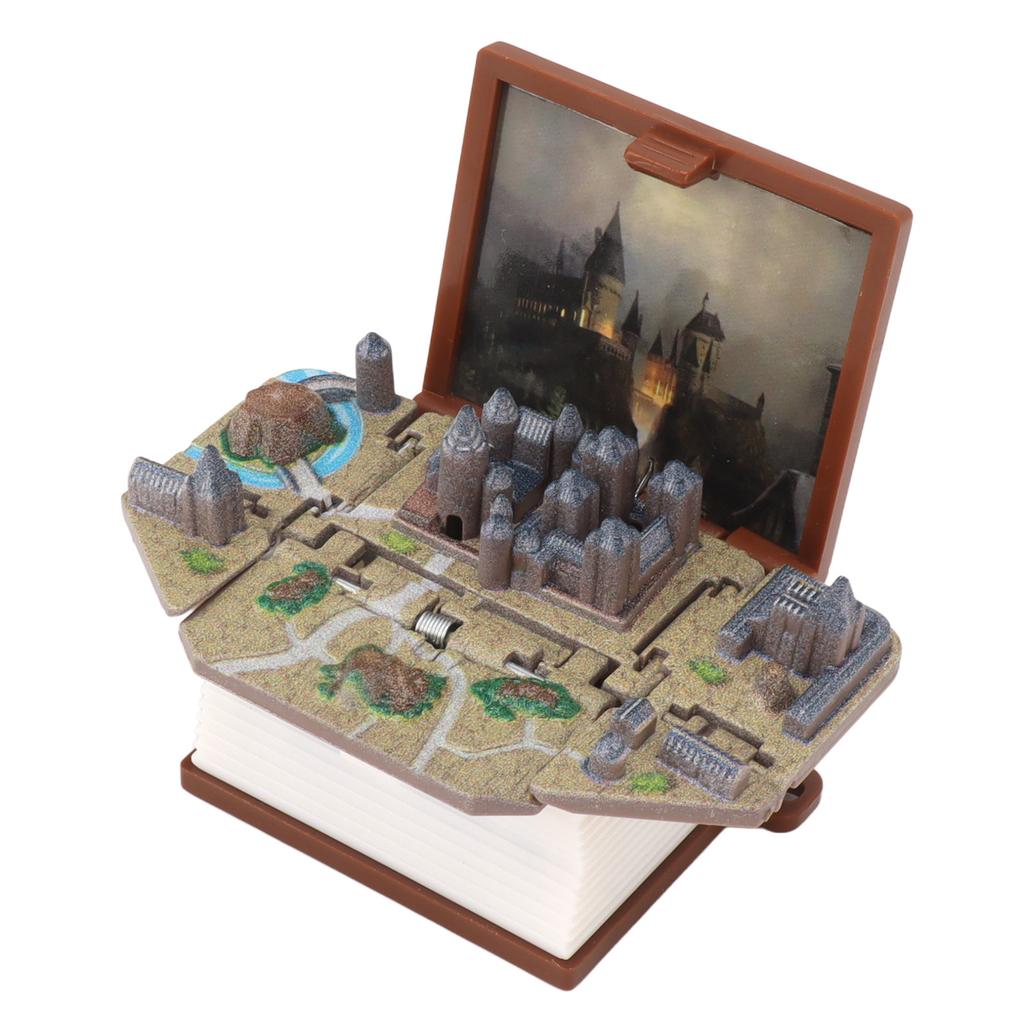 Dinosaur Sammenleggbar 3D Stereo Bok Nøkkelring Mini Sammenleggbar 3D Bok Nøkkelring for Dekorering