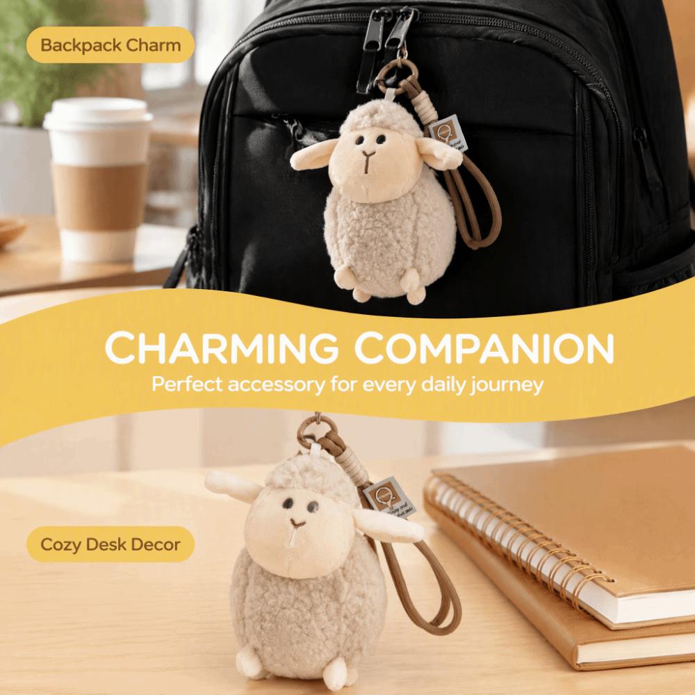 12cm Pluizige Schaap Pluche Sleutelhanger Creatieve Pluche Schaap Sleutelhouder Pluche Schaap Speelgoed Kinder Cadeau