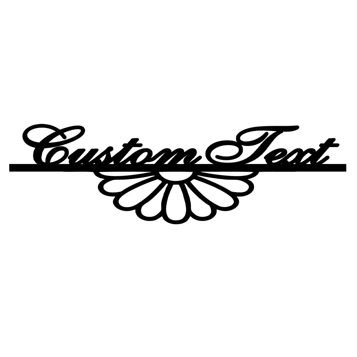 

Exquisite Hollow Flower Art Font Filigree 3D Metal Car Body Sticker Auto Guitar Piano Custom Name Holder Logo DIY Decor Jewelry CT076