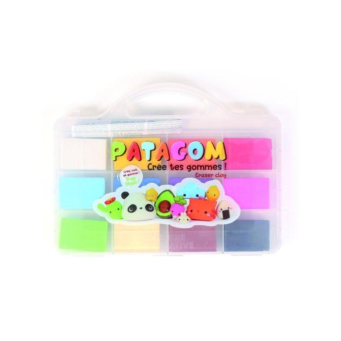 Jeu de Pâte à Modeler - Graine Creative - Patagom - 12 Couleurs - Gommes Personnalisées