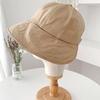 Men's Women's Sun Hat Solid Color Fisherman Hat Spring Summer Adjustable Outdoor Beach Foldable Sun Hat