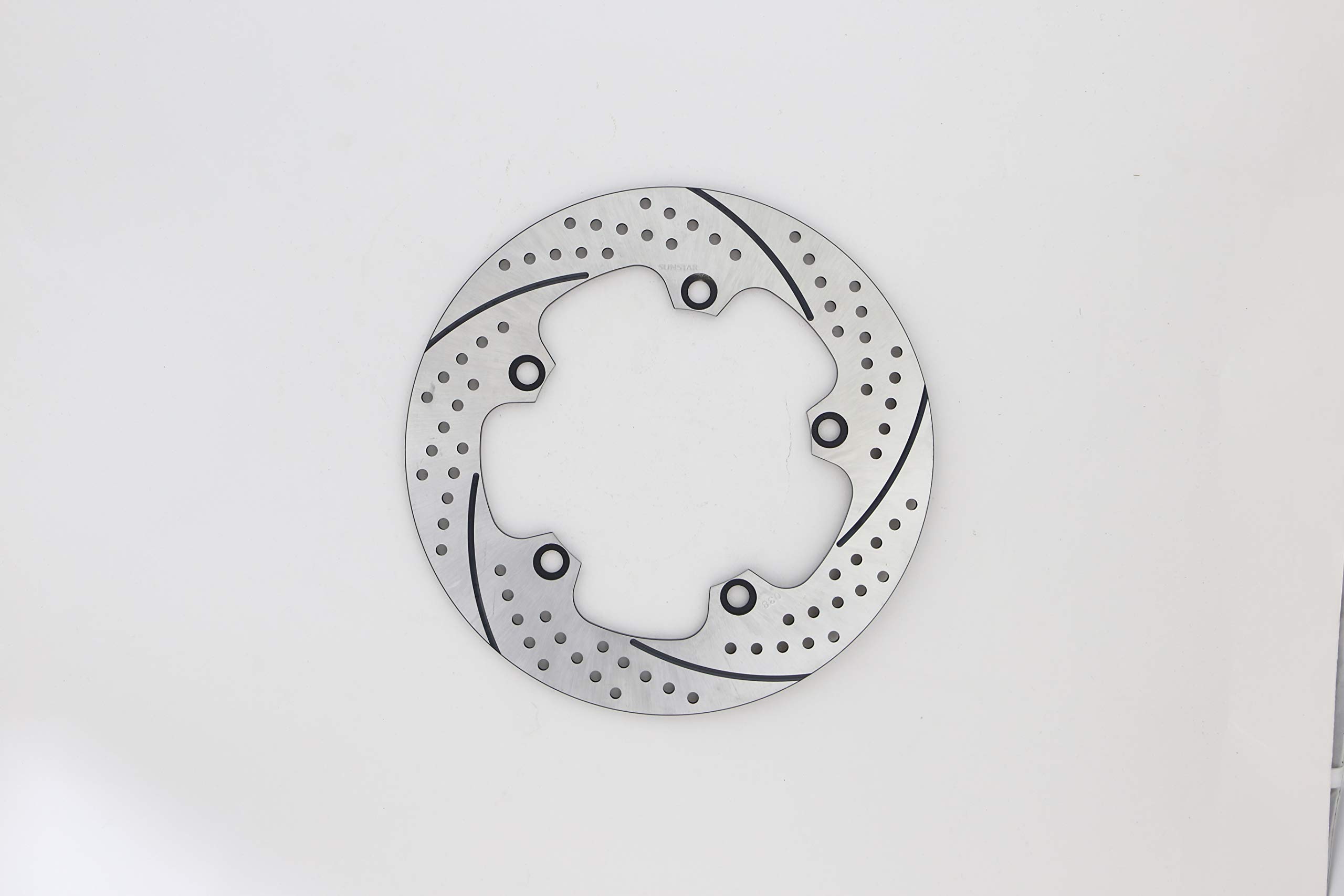 

SUNSTAR Premium Racing Rear Brake Disc, Hole & Slot Type, Part Number ER038, for Yamaha MT-09 and Other Motorcycles