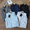 Men's Winter Stand Collar Cotton Vest - Warm, Casual, Solid Color Fashion Jacket