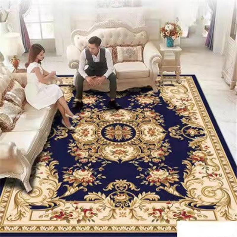 European Carpet Living Room Ins Style Nordic Tea Table Blanket Household Bedroom American Bedside Blanket Large Area