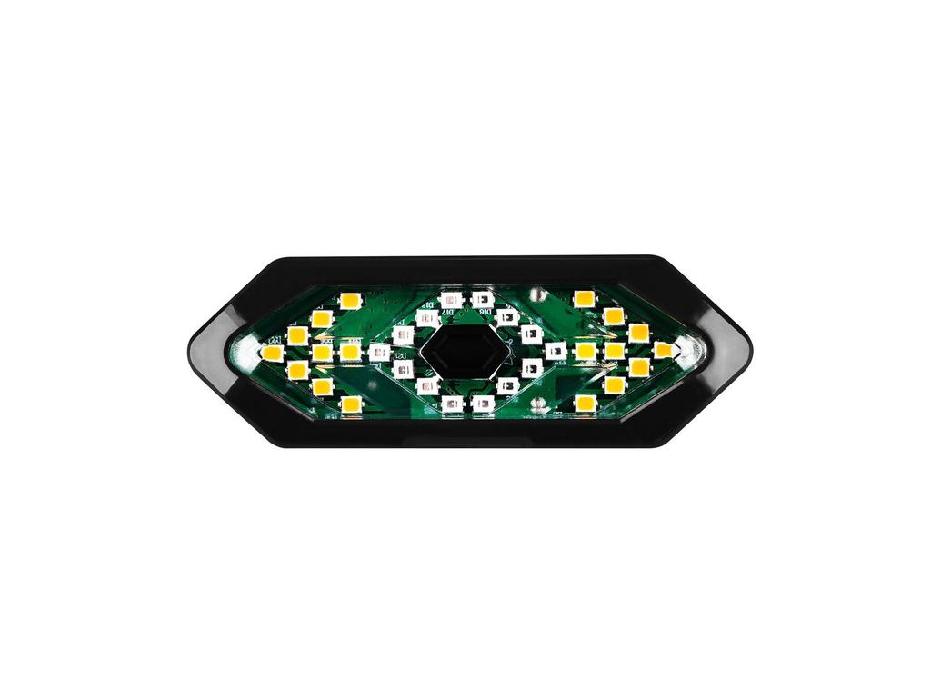 Bicycle LED Taillight with Turn Signal, Horn, Remote Control & USB Charging – Waterproof for Night Riding