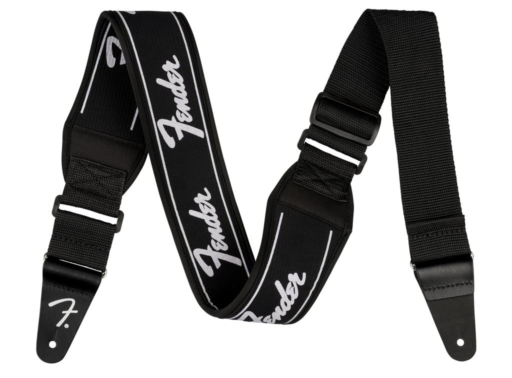 Fender Swell Neoprene Running Logo Strap Fender / 2.5” [Strap]