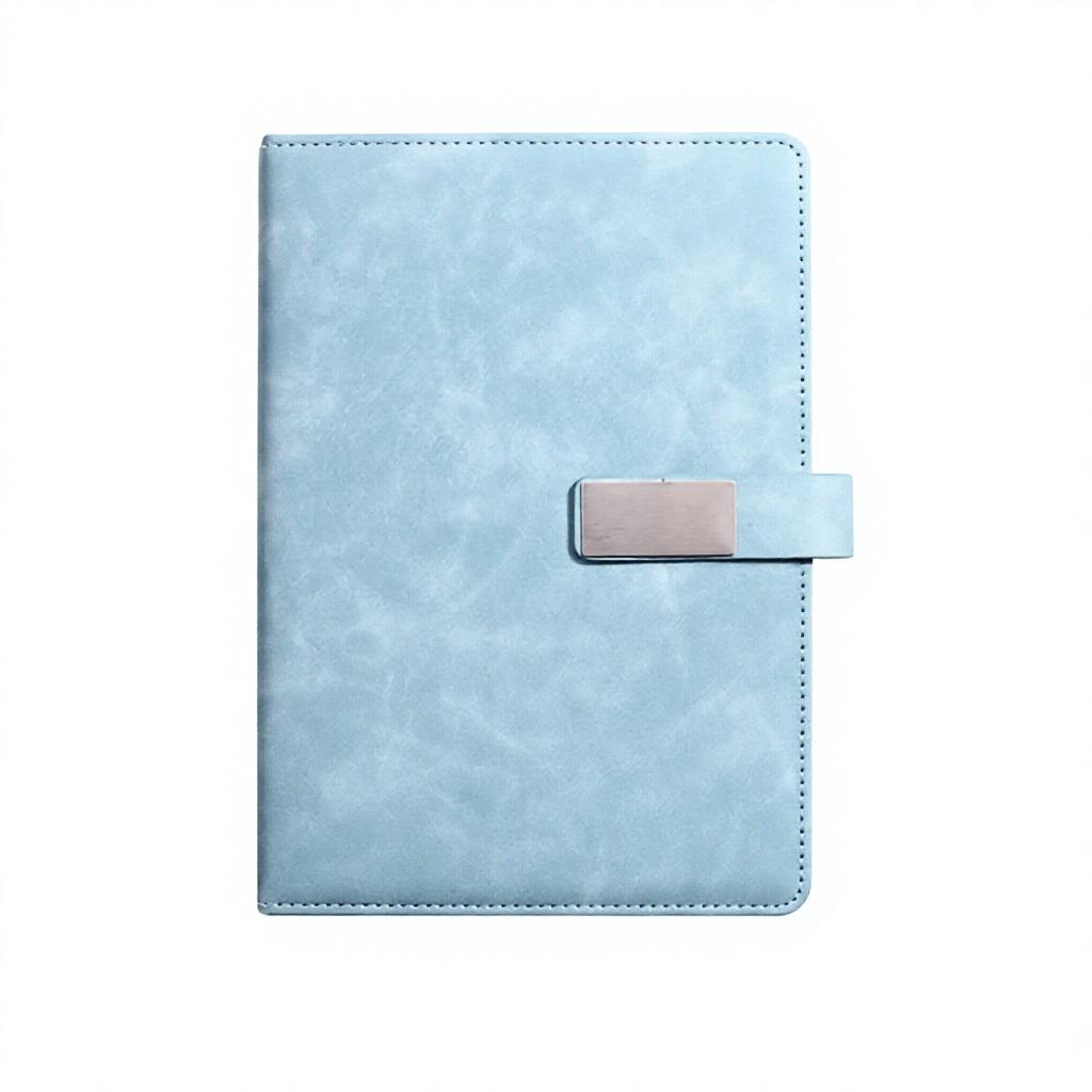 Custom Logo School & Business Notebook Set Wired Glue Bound PU Leather Cover Notepad Gift for Students and Professionals